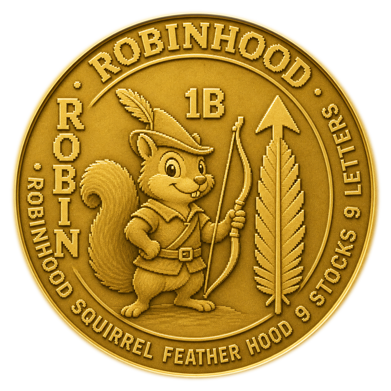 Robinhood coin front