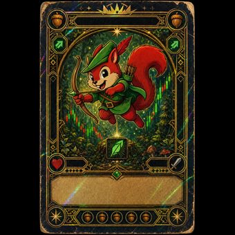 Robinhood meme 28: 04 trading card occult