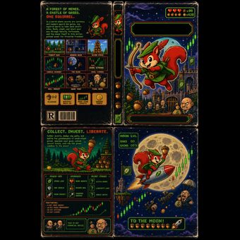 Robinhood meme 43: 06 retro game cover