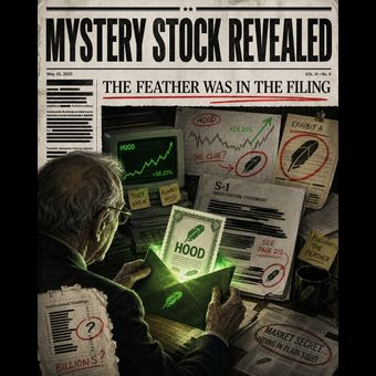 Robinhood meme 3: 03 mystery stock newspaper