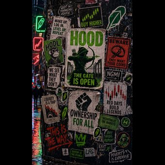 Robinhood meme 65: 09 street poster gate open