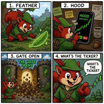 Robinhood meme 46: 12 four panel feather hood gate