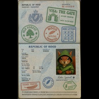 Robinhood meme 15: 01 passport gate visa