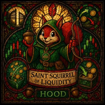 Robinhood meme 34: 04 saint squirrel liquidity glass