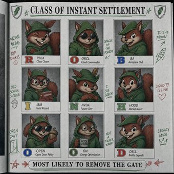 Robinhood meme 66: 12 class of instant settlement