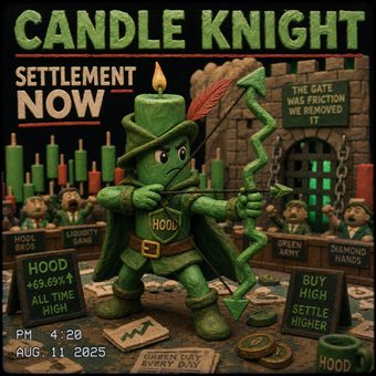 Robinhood meme 1: 01 candle knight settlement now