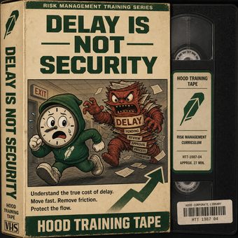 Robinhood meme 39: 05 delay is not security vhs
