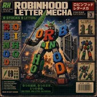 Robinhood meme 52: 07 robinhood letter mecha