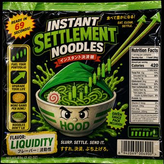 Robinhood meme 67: 10 instant settlement noodles