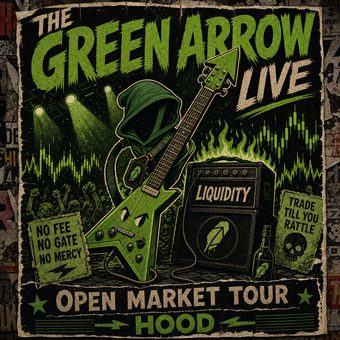 Robinhood meme 8: 14 green arrow live poster