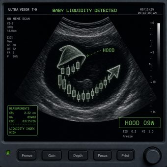 Robinhood meme 77: 13 ultrasound baby liquidity