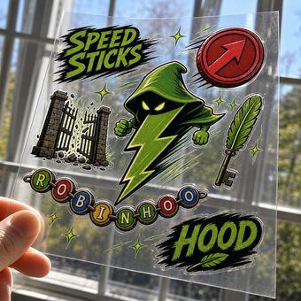 Robinhood meme 79: 14 transparent vinyl speed sticks